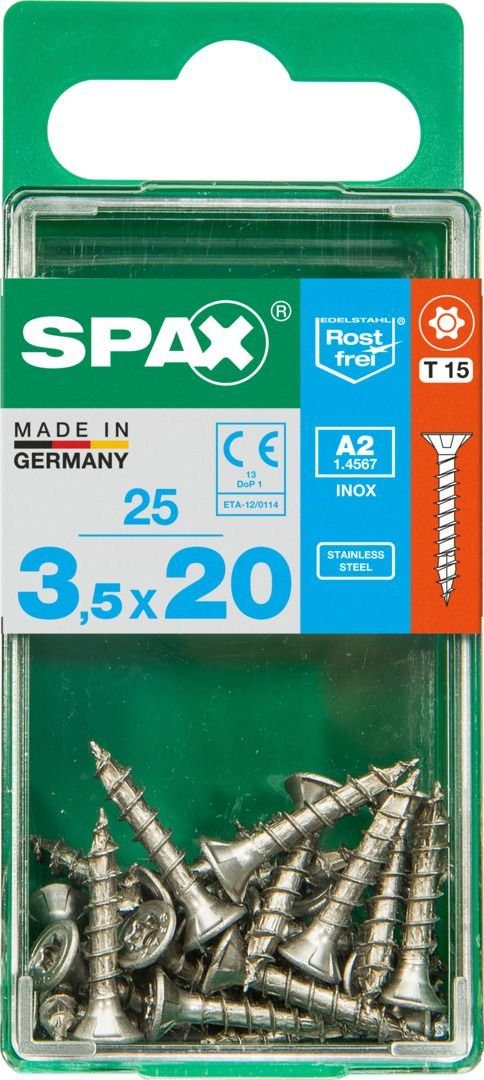 SPAX Holzbauschraube Spax Universalschrauben 3.5 x 20 mm TX 15 - 25