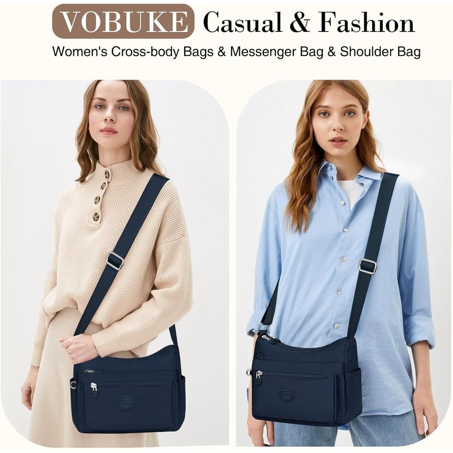 LuxusKollektion Umhängetasche Umhängetasche Damen Mittelgroß Wasserdicht Nylon Crossbody Verstellbar