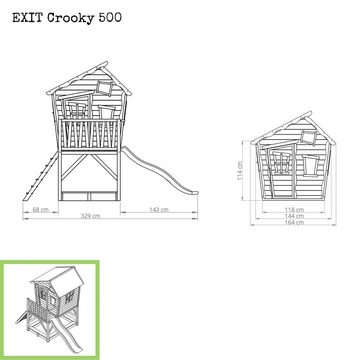 EXIT Spielturm Crooky 500, BxTxH: 329x184x265 cm