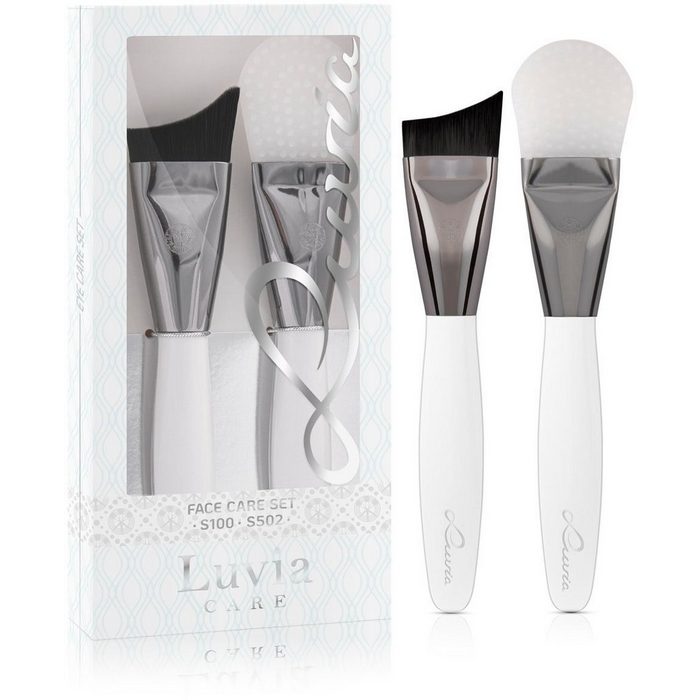Luvia Cosmetics Kosmetikpinsel-Set Face Care Set 2 tlg.
