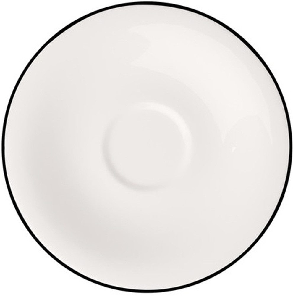 Villeroy & Boch Untertasse Villeroy & Boch Black Lines Kaffeeuntertasse