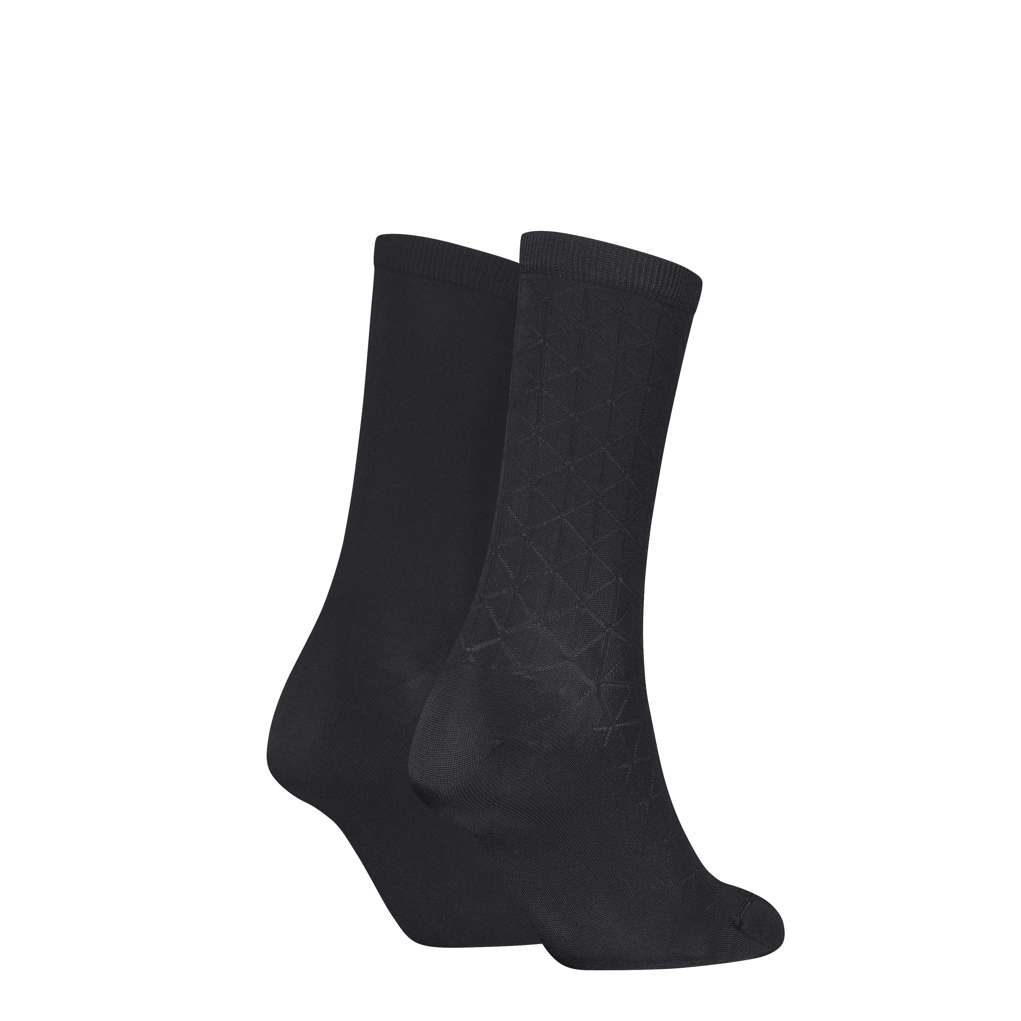 Calvin Klein Socken CK WOMEN SOCK 2P DROPNEEDLE PATTERN (2 Paar)