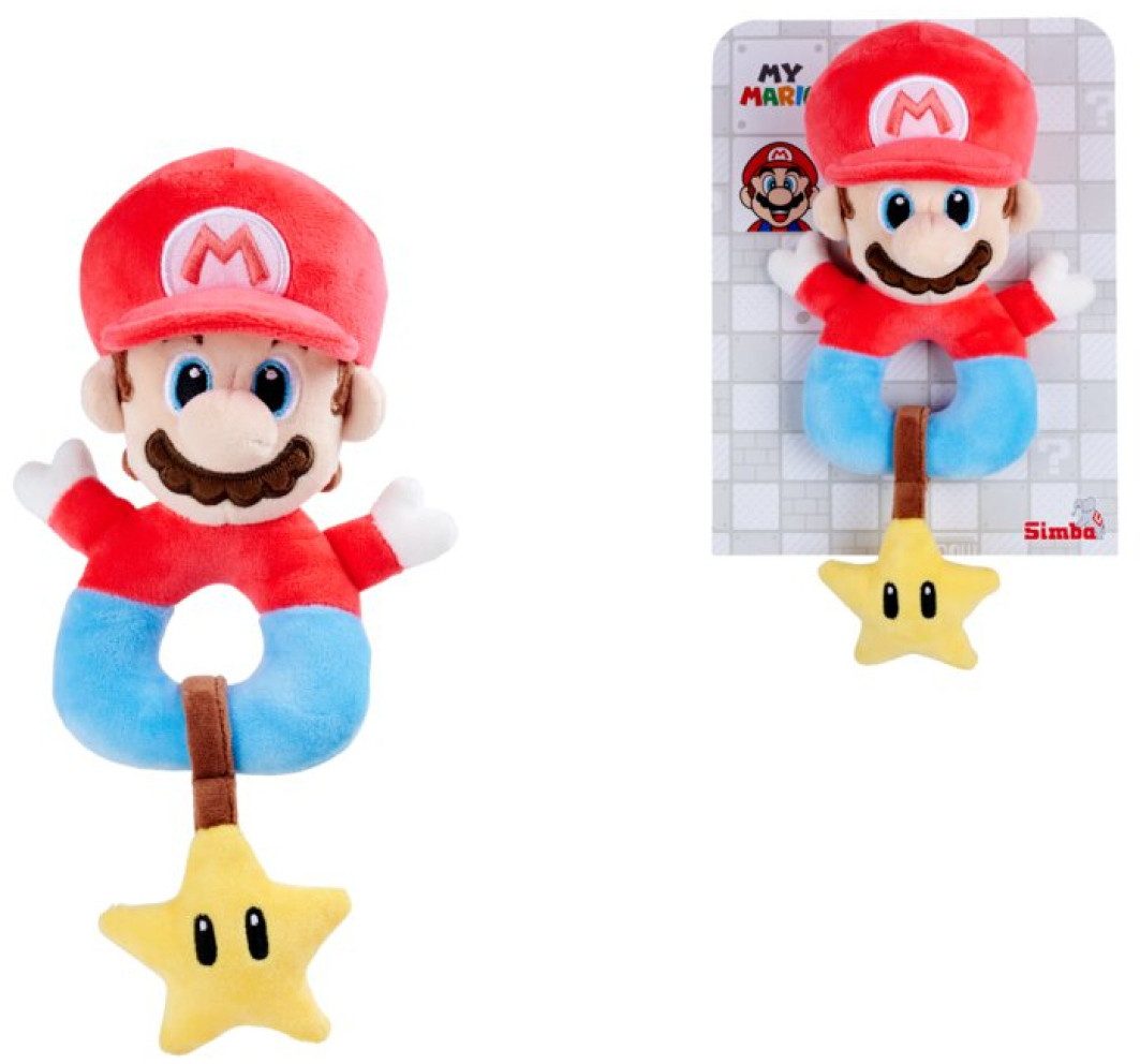 SIMBA Greifling Babywelt Greifling Super Mario Ring-Greifling mit Rassel 109231554
