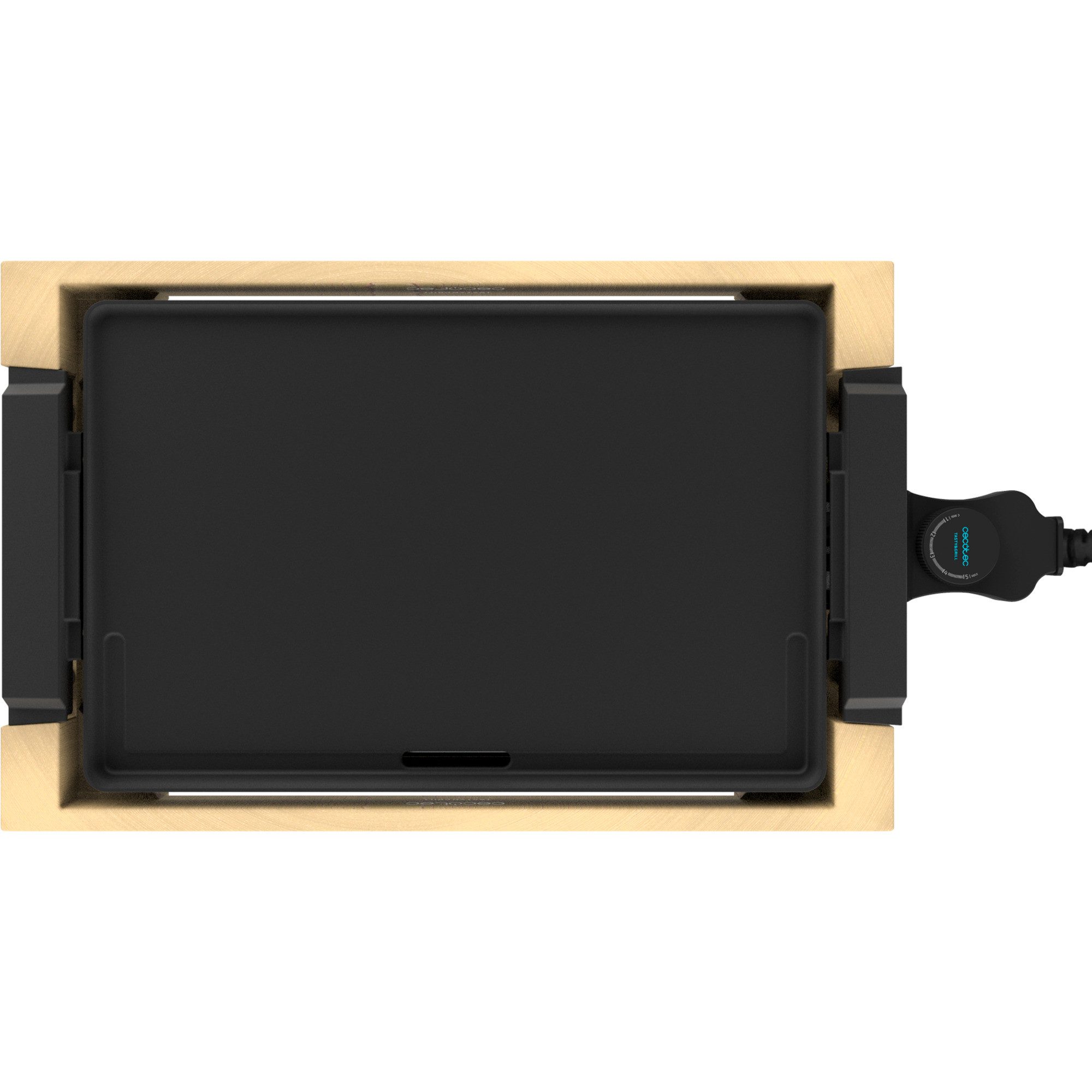 Cecotec Elektrogrill Cecotec Tischgrill Tasty&Grill 2000 Bamboo