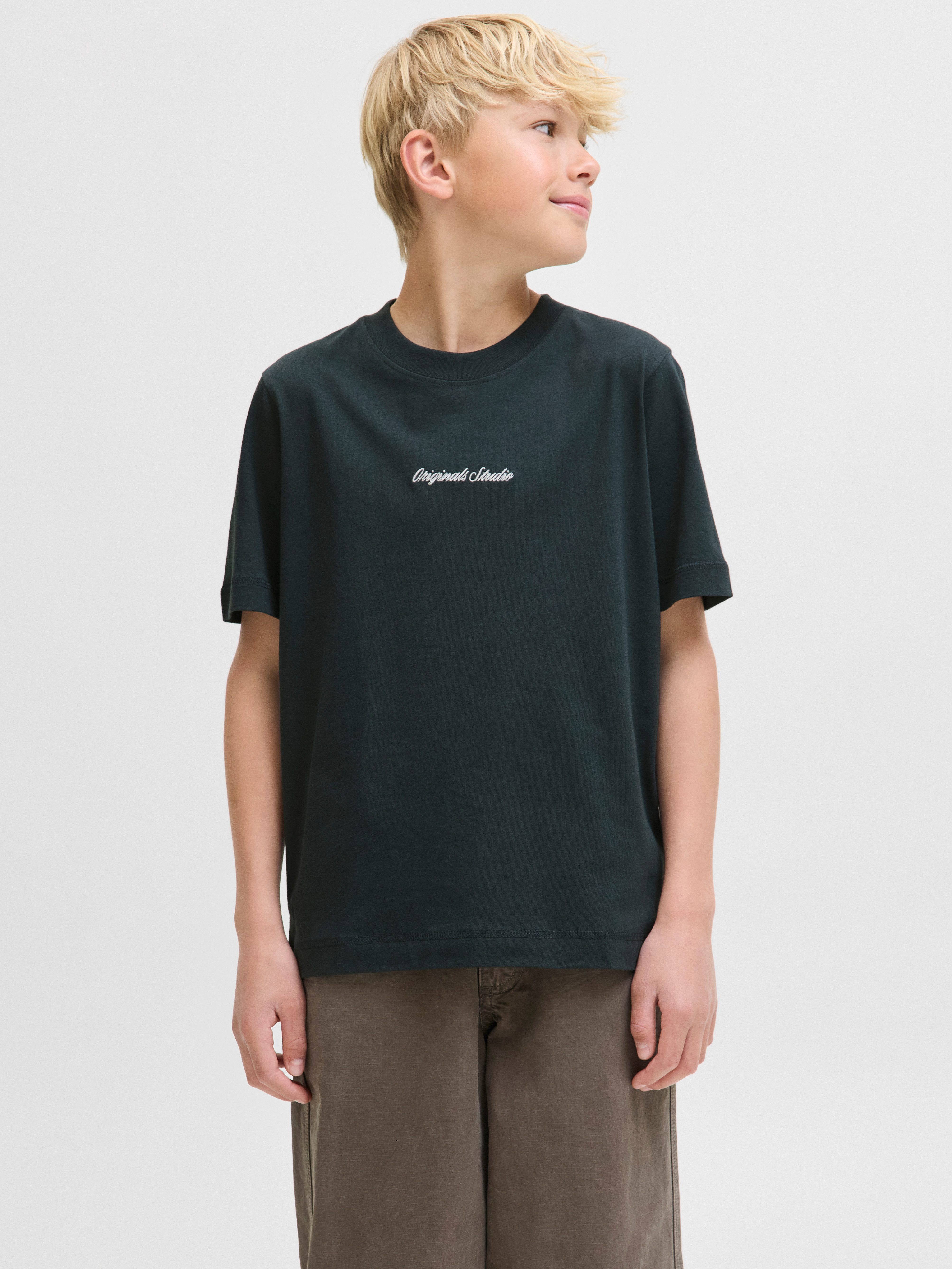 T-Shirt JORNORREBRO EMB TEE SS CN NOOS JNR