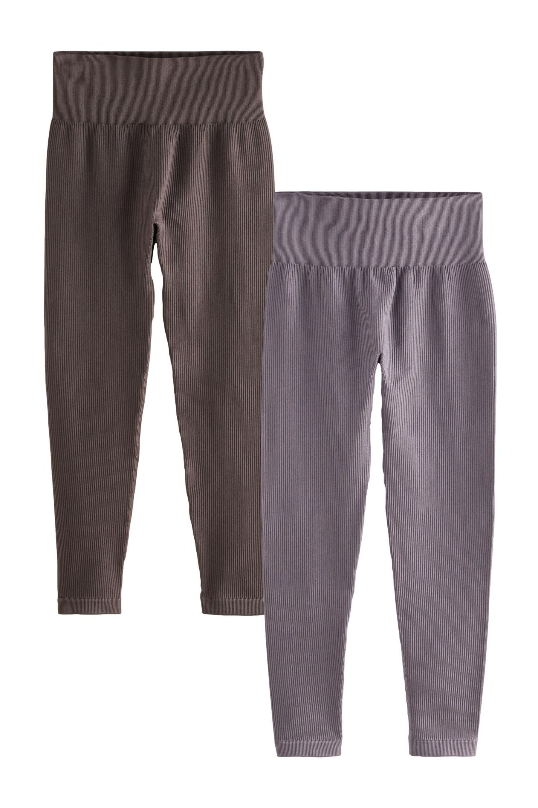 Next Highwaist Leggings Gerippte Hochbund-Leggings im günstig online kaufen