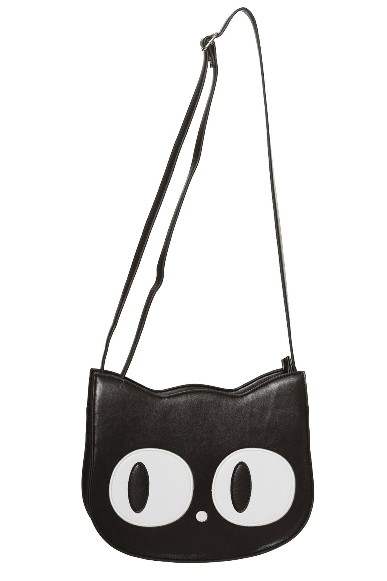 Banned Schultertasche Addis Schwarz, Katzen Gesicht Form Umhängetasche günstig online kaufen