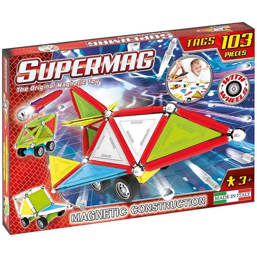 Supermag Magnetspielbausteine »Supermag Tags Wheels 103«