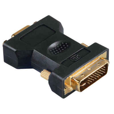 Hama »VGA-DVI-Adapter, DVI-Stecker - VGA-Kupplung, vergoldet geschirmt« Video-Adapter DVI zu VGA