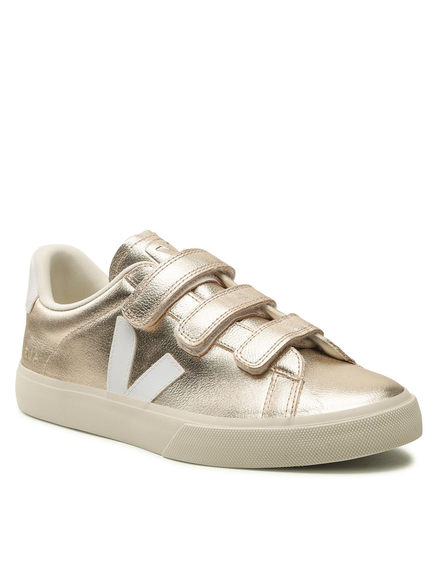 VEJA Veja Herren-Sneaker VEJA-RC0502418B PLATINE WHITE Gold Sneaker