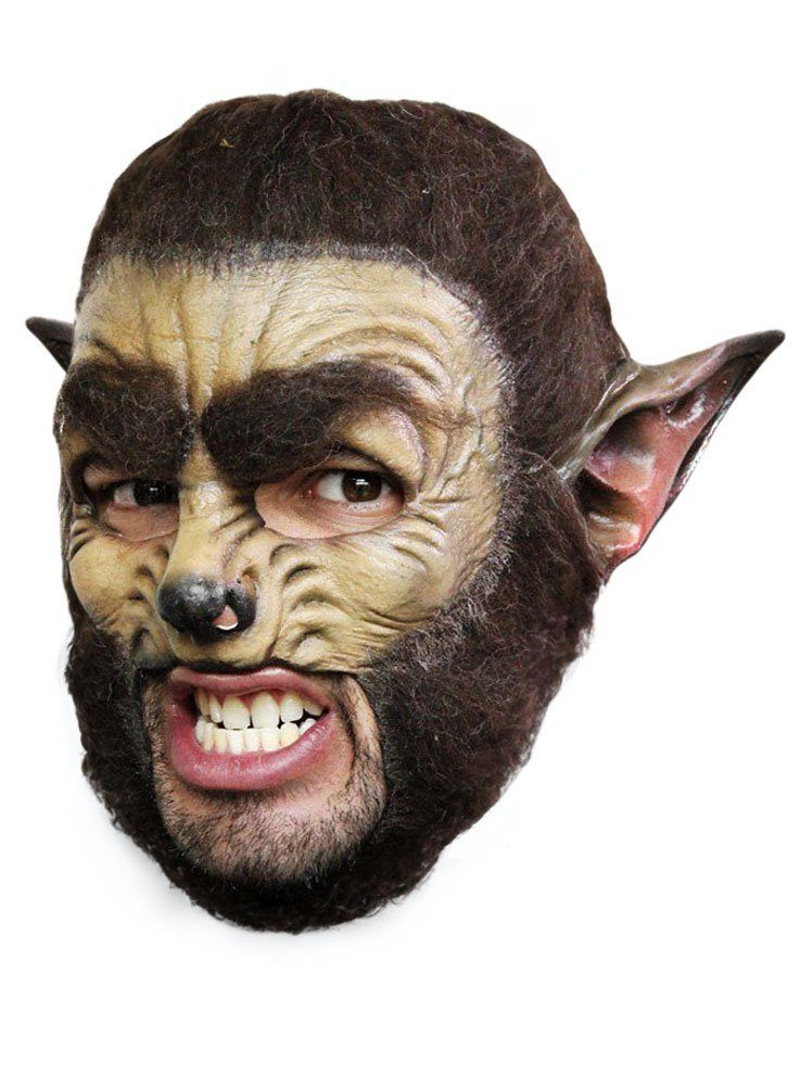 Verkleidungsmaske Werwolf Classic Kinnlose Maske