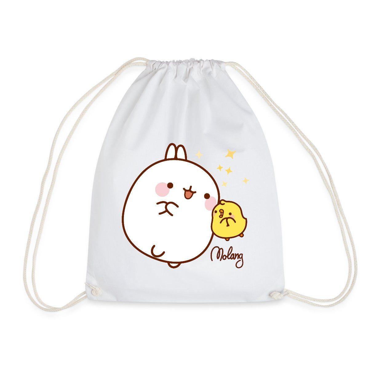 Spreadshirt Turnbeutel Molang Piu Piu Sterne Turnbeutel (1-tlg)