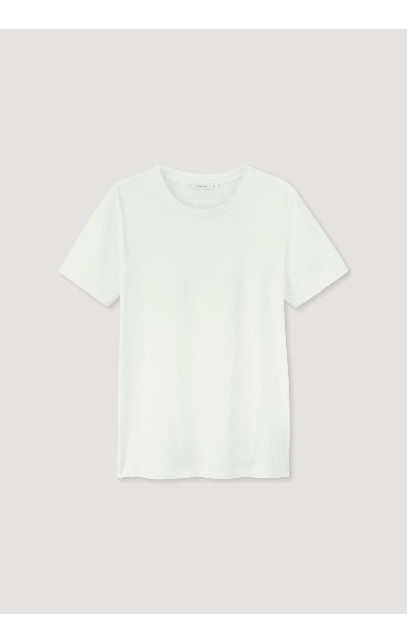 Hessnatur T-Shirt Regular Bio-Baumwolle aus naturweiss reiner