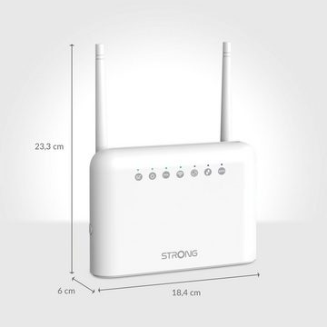 Strong 350 für mobiles WLAN 4G/LTE-Router, 300 Mbit/s, 4x Ethernet Anschluss