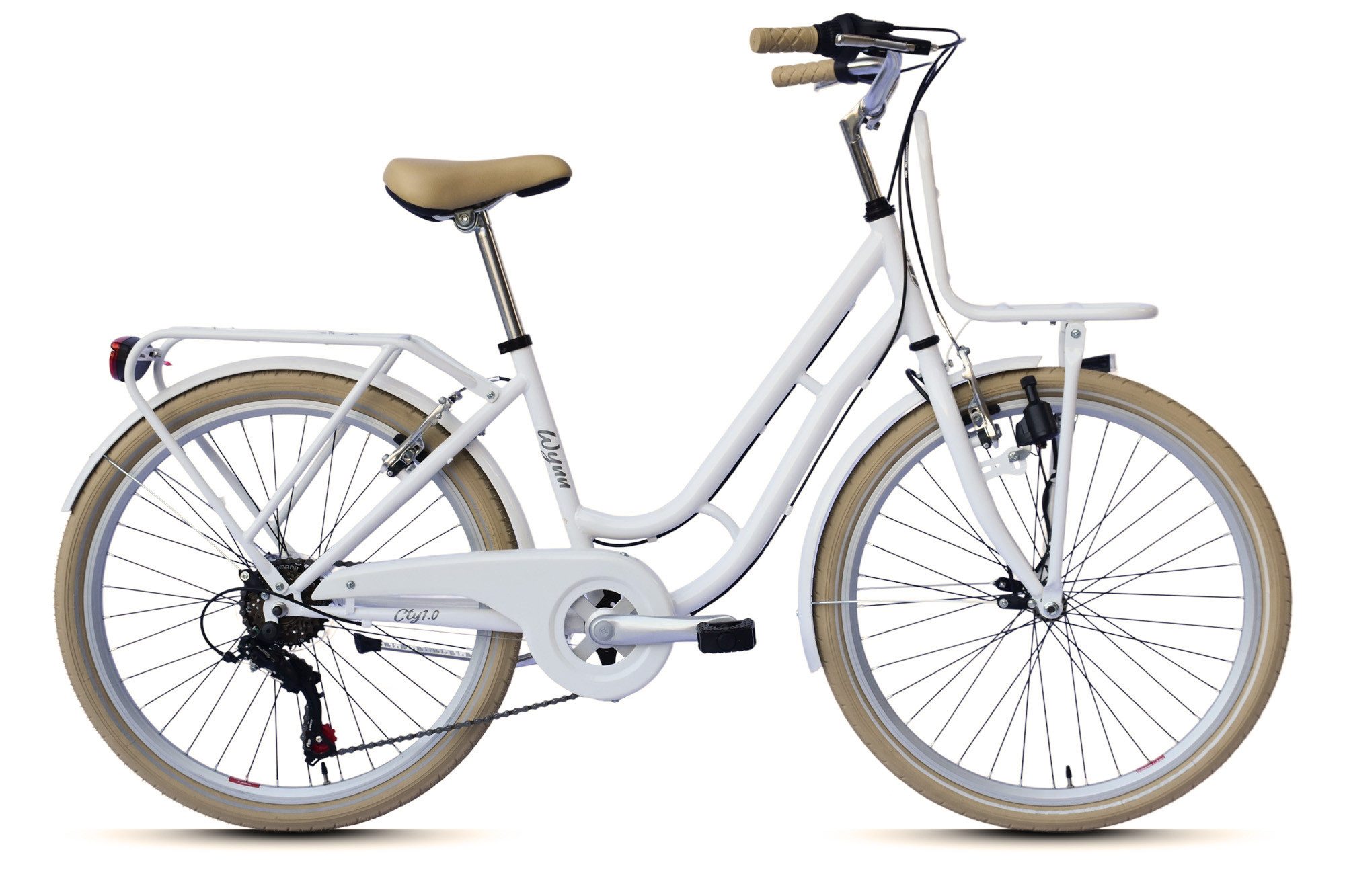 WYNN Kinderfahrrad Kinderfahrrad 24 Zoll Shimano Tourney 6 Gang V-Brake Kinder KID1.0, 6 Gang Shimano Tourney Schaltwerk