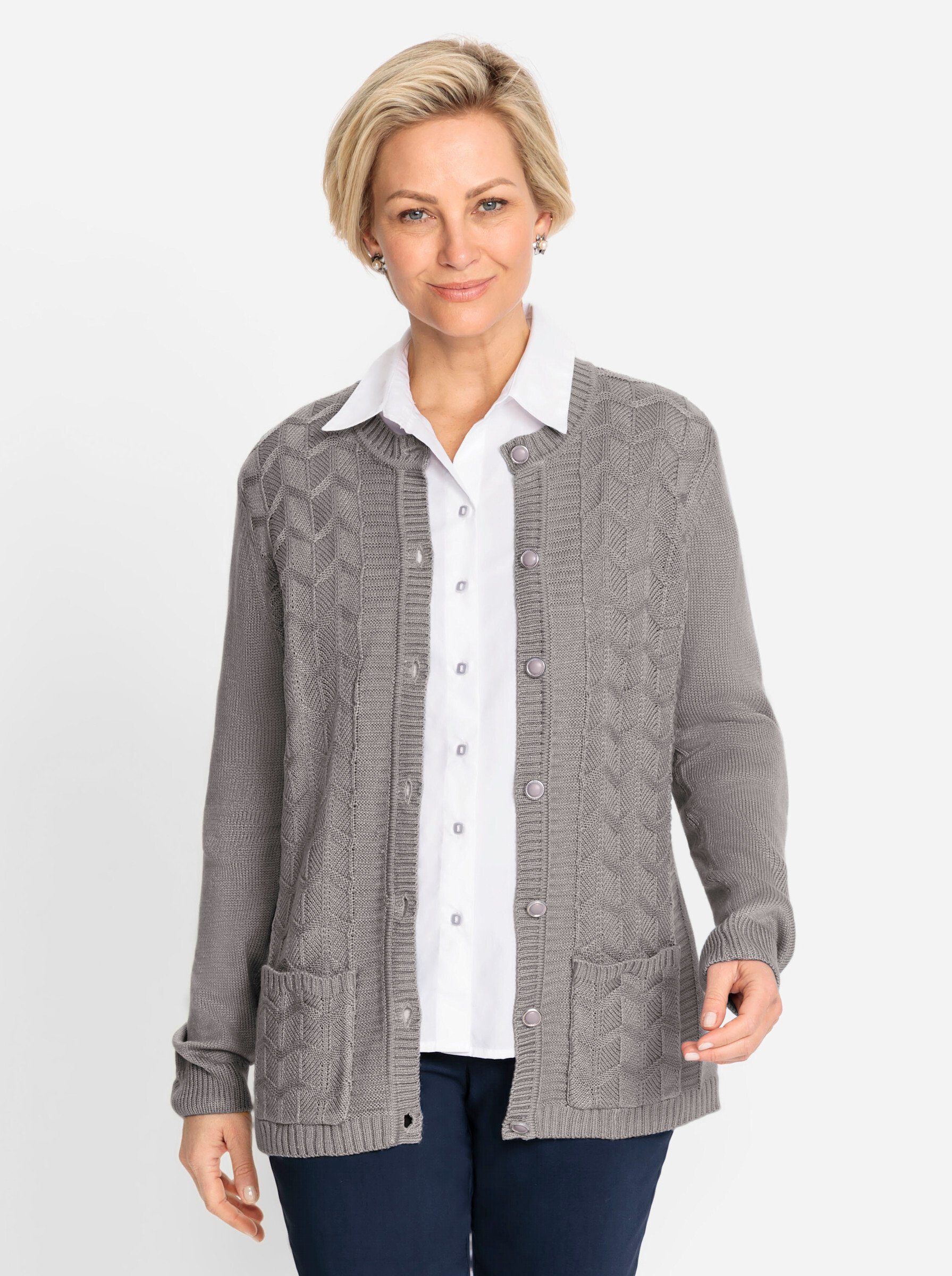 Strickjacke Strickjacke Langarm