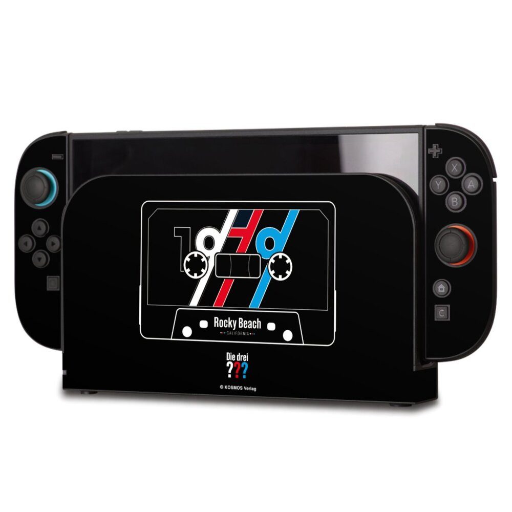 DeinDesign Konsolen-Cover Die drei ??? Kassette Offizielles Lizenzprodukt, Nintendo Switch 2 Skin Aufkleber Sticker Folie