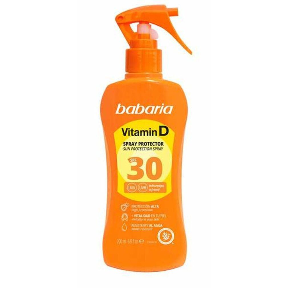 babaria Sonnenschutzpflege Babaria Vitamin-D-Schutzspray SPF30, Vaporizer