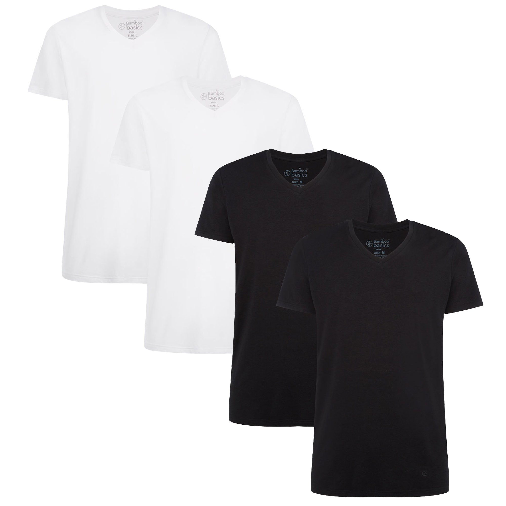 Bamboo basics T-Shirt Herren T-Shirt 4er günstig online kaufen