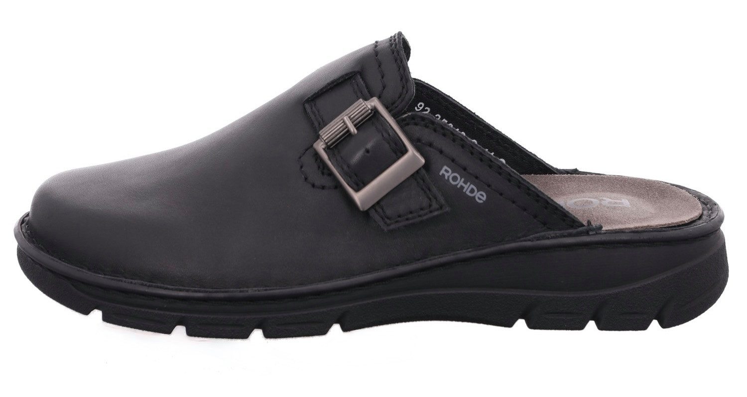 Rohde OTRANTO Pantoffel Hauschuh, Pantoffel, Homeslipper, Clog mit Schnallenverschluss