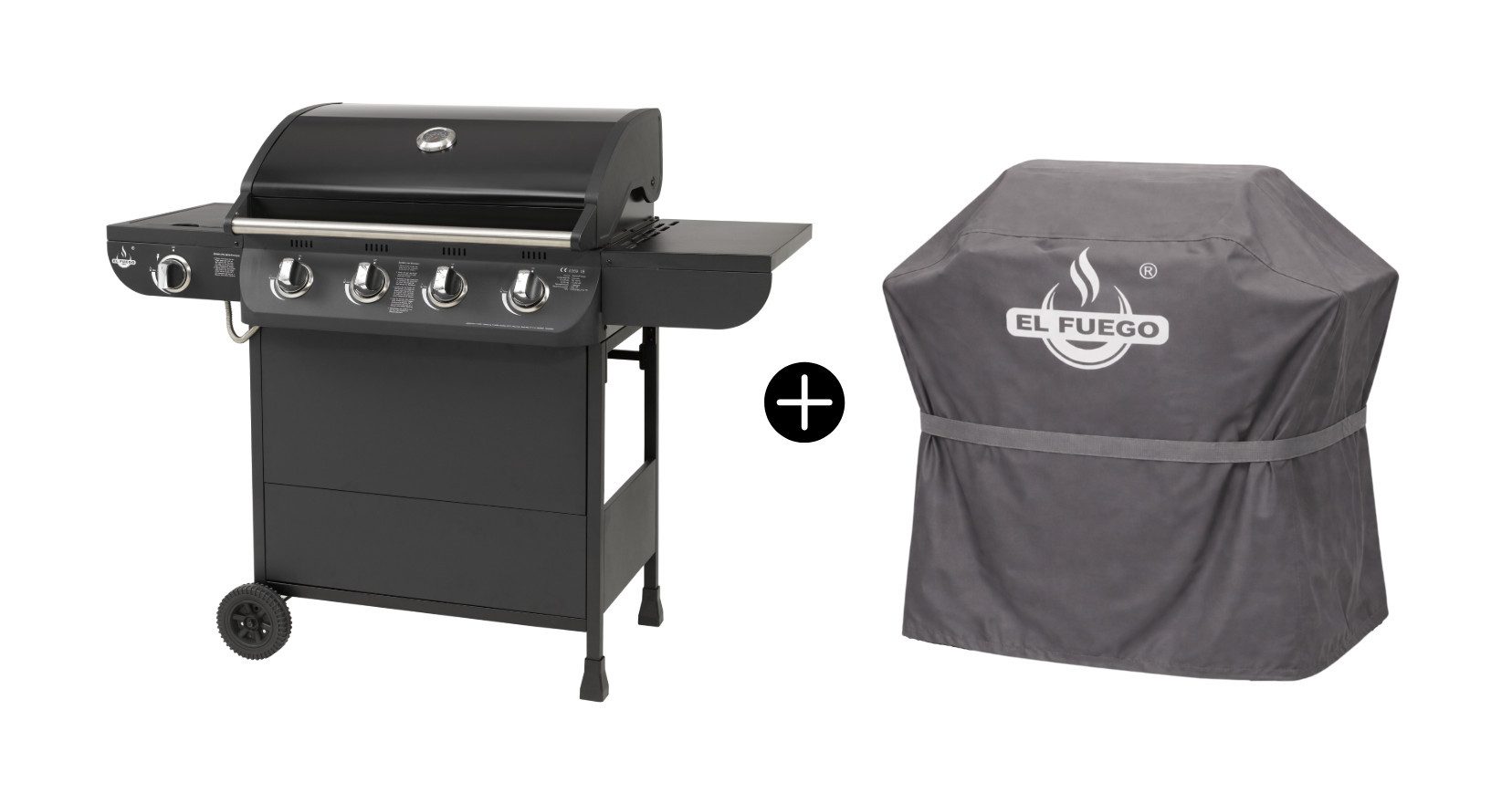 El Fuego Grillabdeckhaube El Fuego® Abdeckhaube für "San Angelo" und "Columbus" 3+1 und 4+1