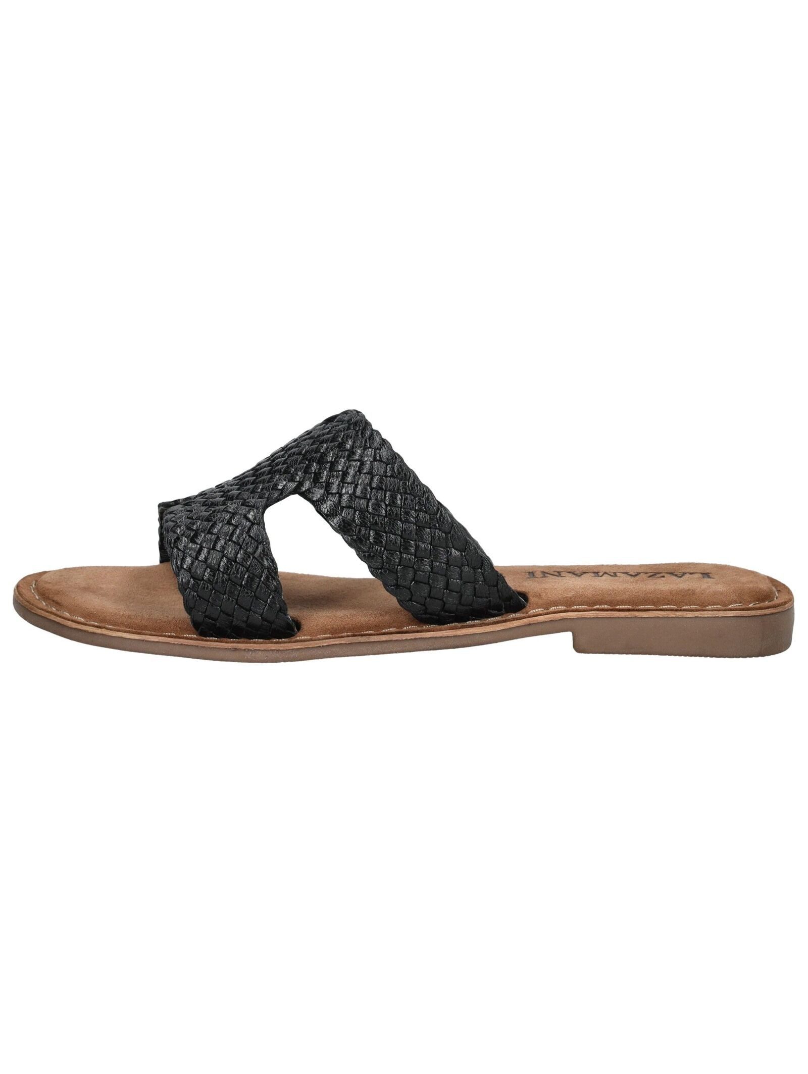 Lazamani Lazamani Pantoletten Leder Pantolette günstig online kaufen