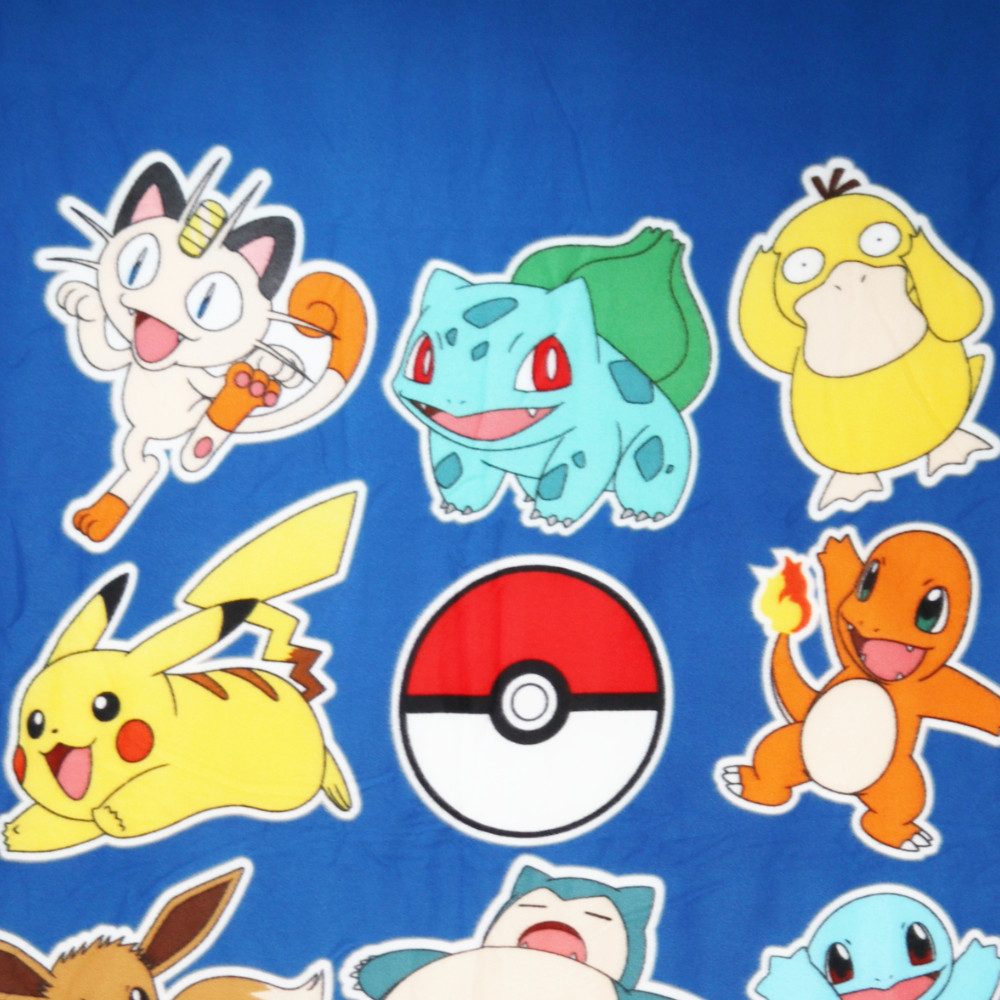 Kinderdecke Pokemon Pikachu und Freunde Kinder Fleecedecke leichte Kuscheld günstig online kaufen