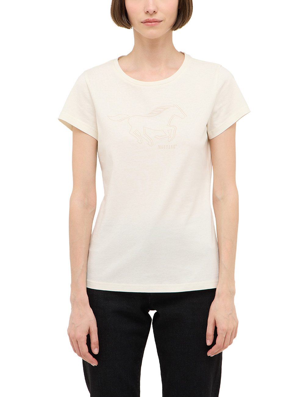 MUSTANG Kurzarmshirt Damen Style Loa