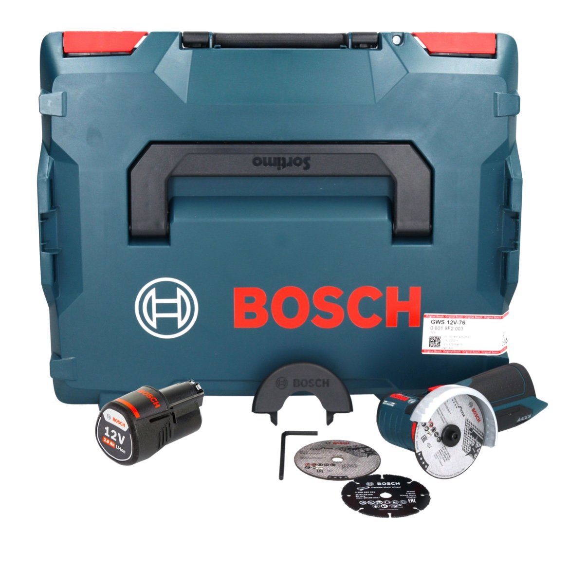 Bosch Professional Winkelschleifer GWS 12V-76 Professional günstig online kaufen