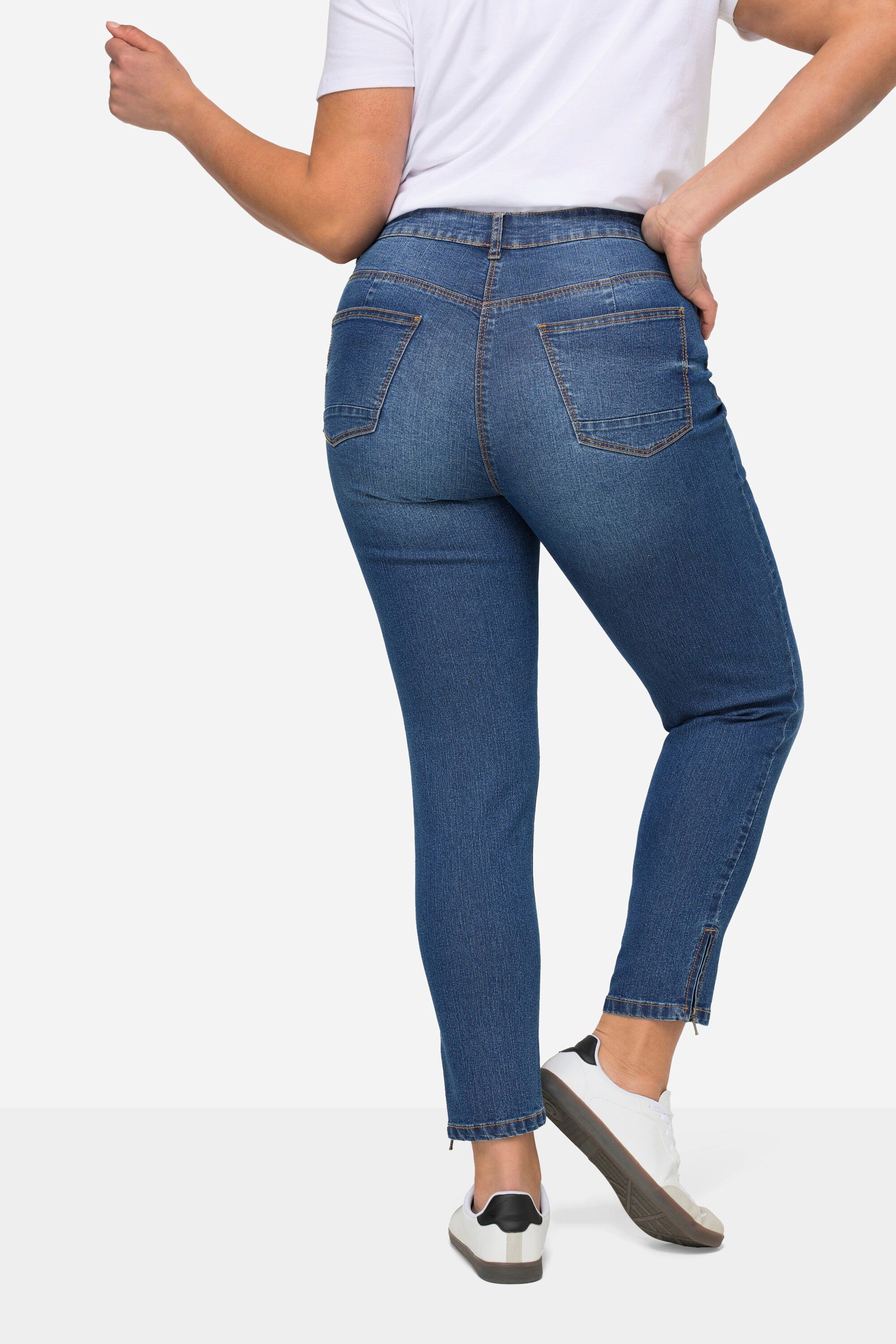 Angel of Style Röhrenjeans Jeans Irma Slim Fit Stretchkomfort 5-Pocket