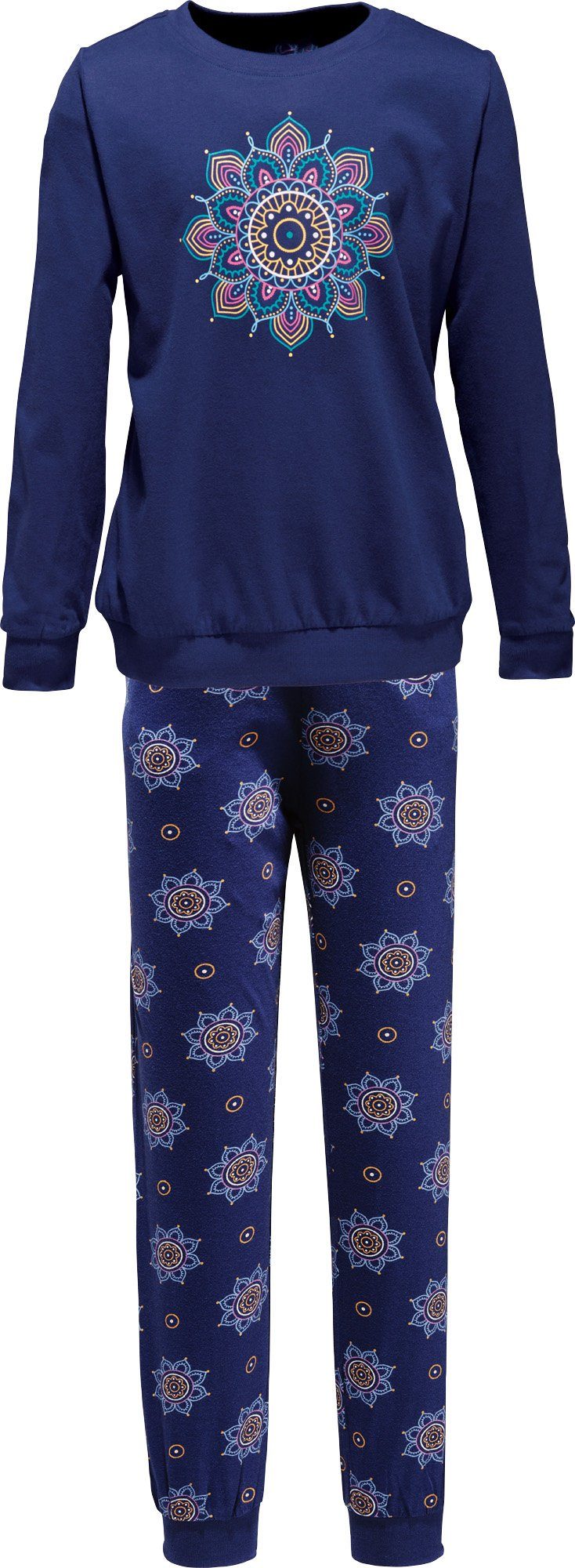 Erwin Müller Pyjama Kinder-Schlafanzug Single-Jersey gemustert