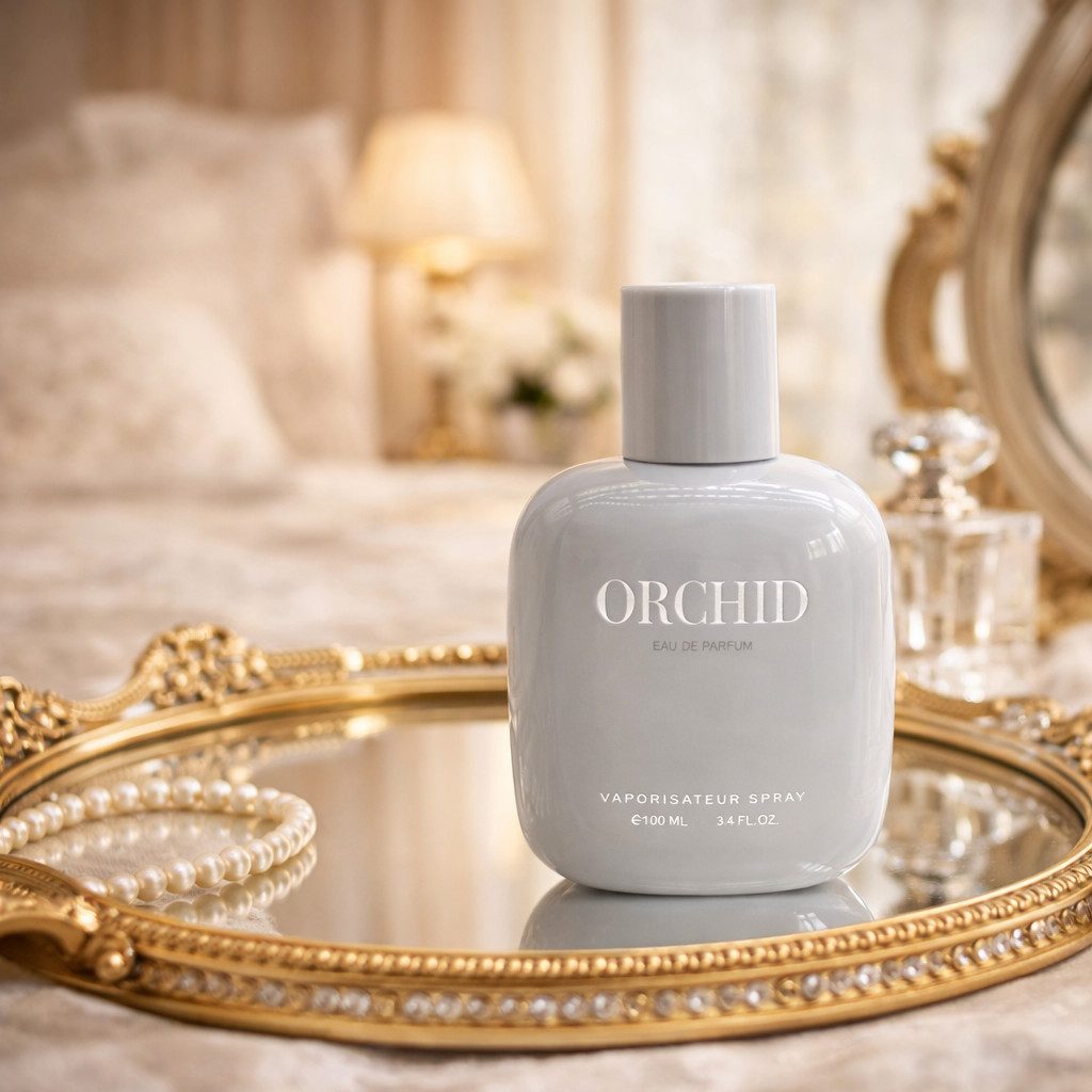 Fine Perfumery London Eau de Parfum Orchid Pour Femme Fruchtig e100ml, Hergestellt in Spain, Damenduft