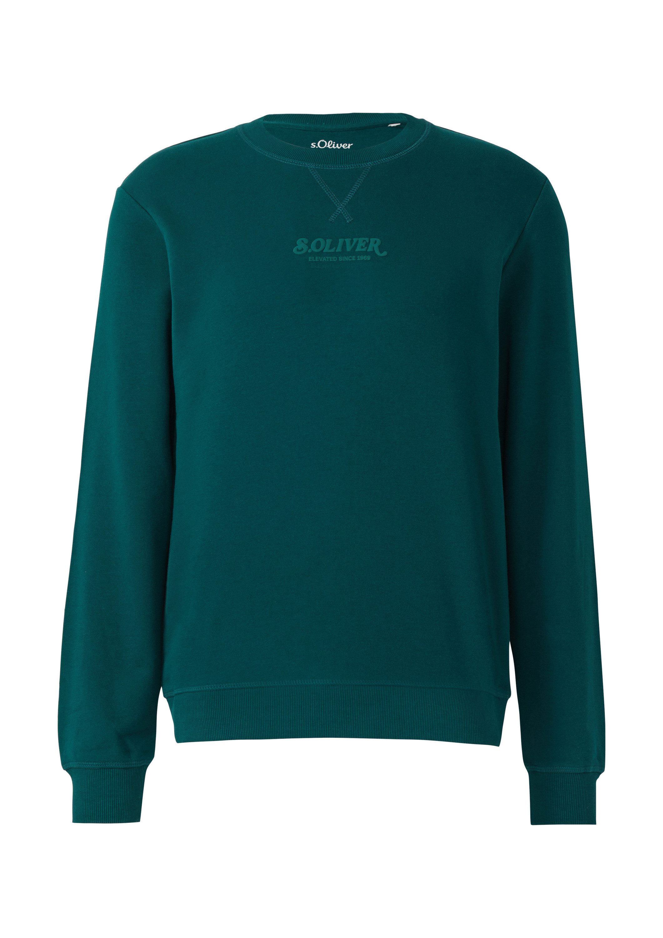 s.Oliver Sweatshirt Sweatshirt Sweatshirt mit Logo-Artwork