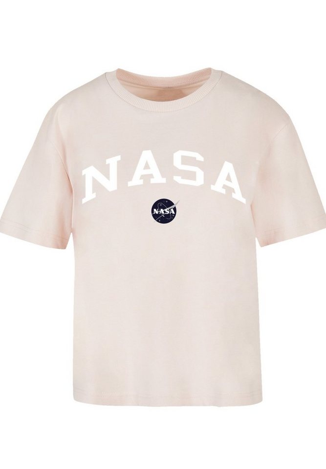 F4NT4STIC T-Shirt NASA Collegiate Logo Print, Fällt weit aus, bitte eine  Größe kleiner bestellen