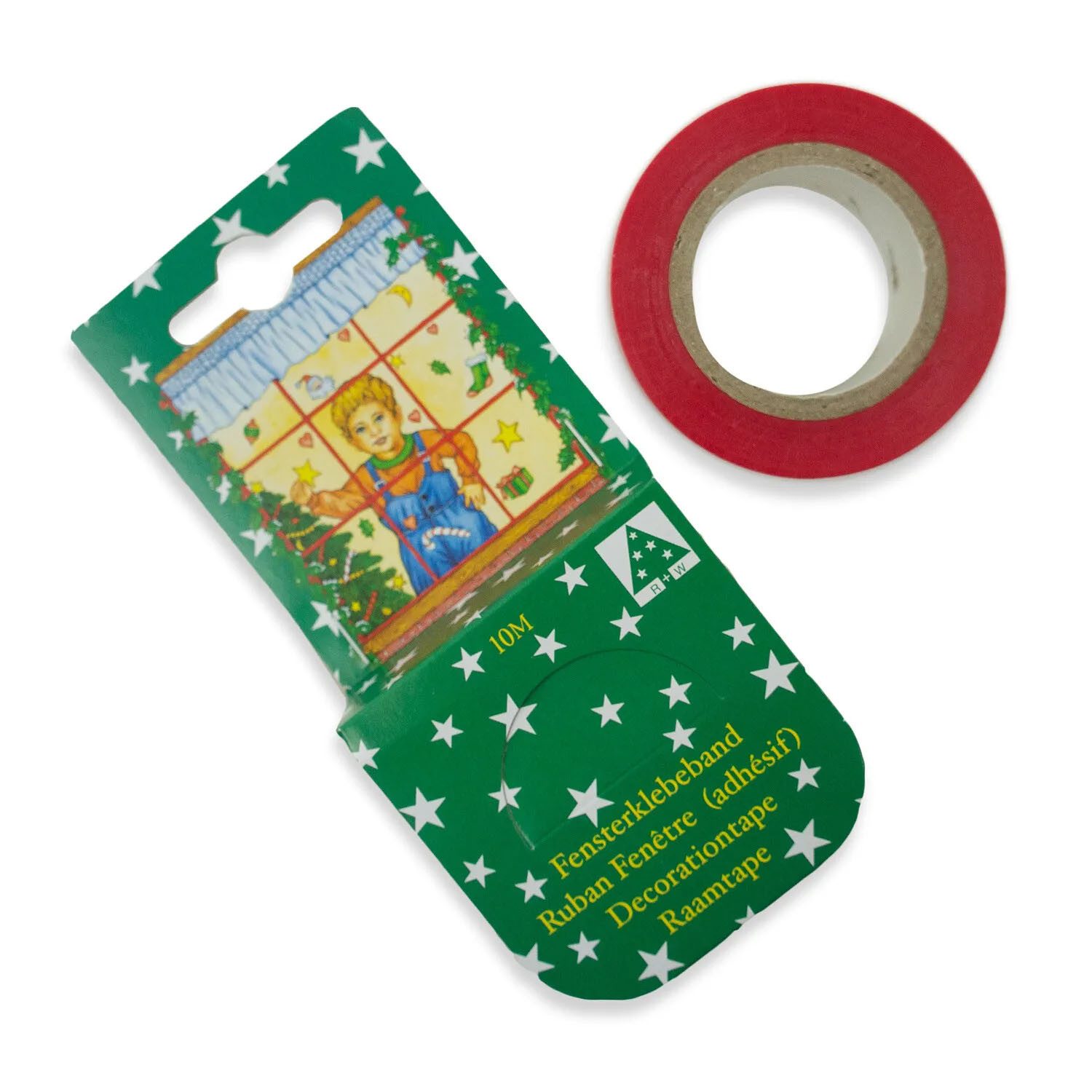 RIFFELMACHER & WEINBERGER Fensterdekoration Klebeband für Fenster rot 10mx1 günstig online kaufen