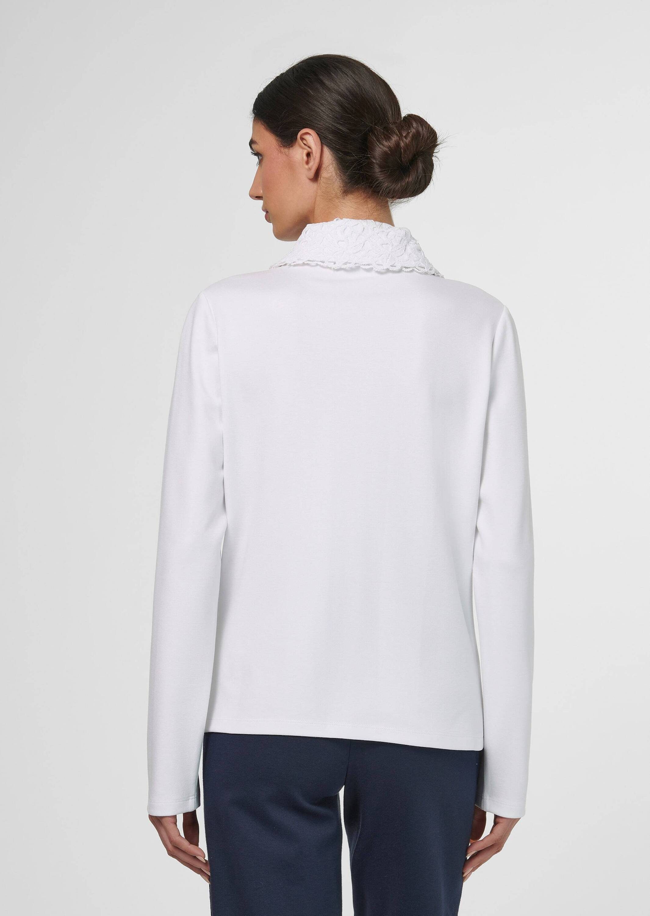 MADELEINE Outdoorjacke Loungejacke mit Spitzenkragen