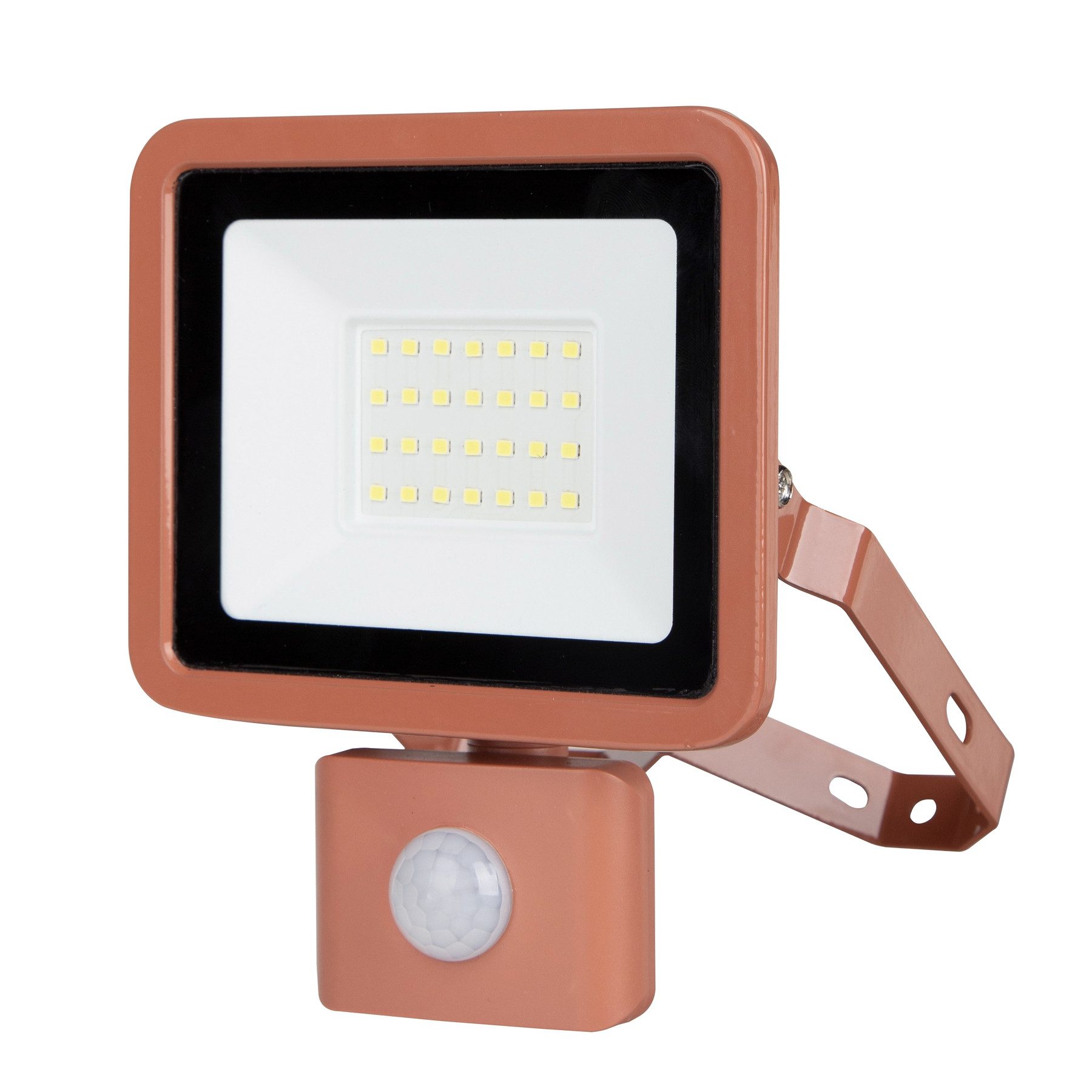 REV LED Flutlichtstrahler REV LED-Fluter Eco+, mit Sensor, 20W, 6500K, 1700lm, kaltweiß, IP44