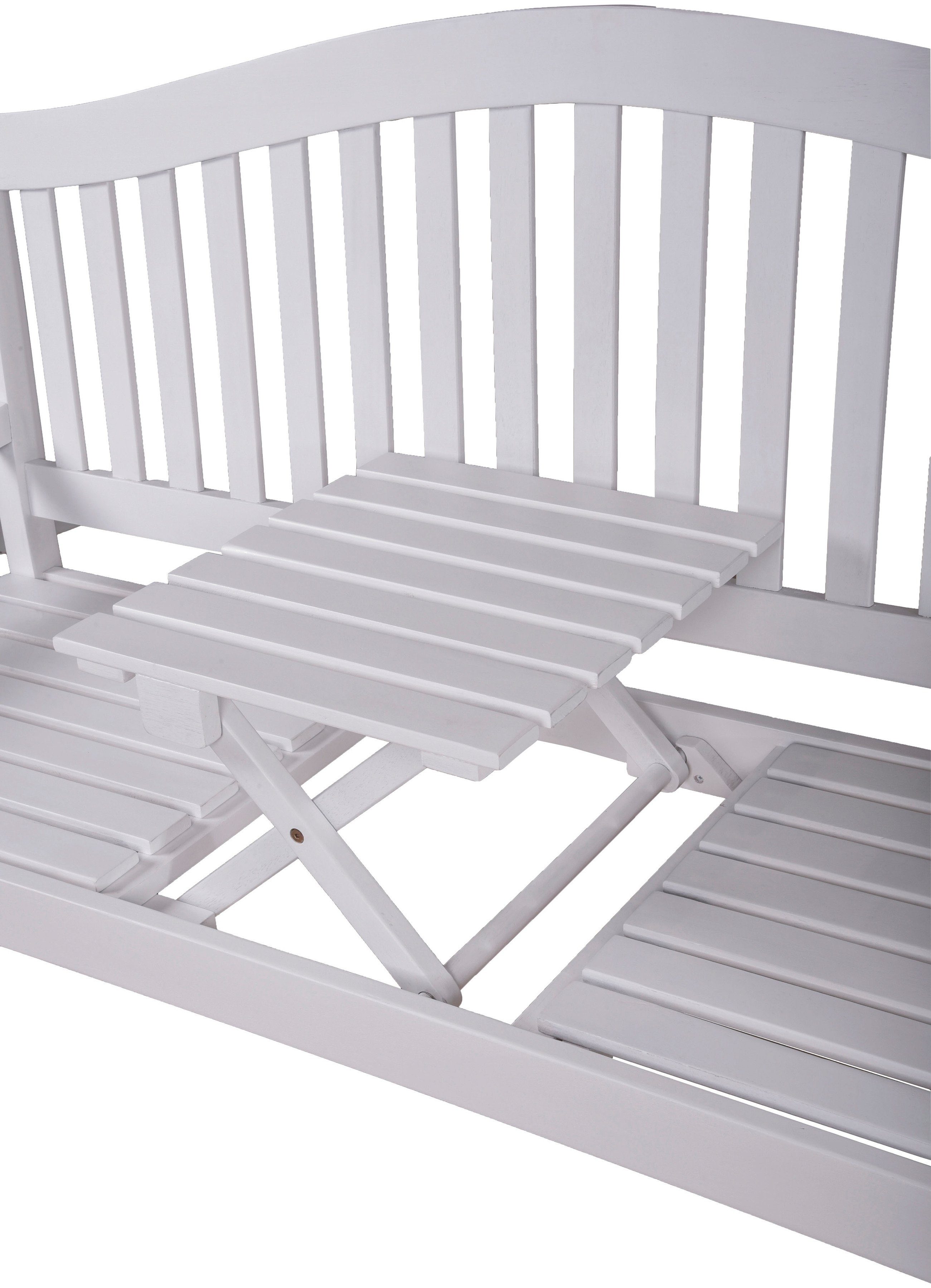 Garden Pleasure Gartenbank Singapur, mit hochklappbarem Tisch