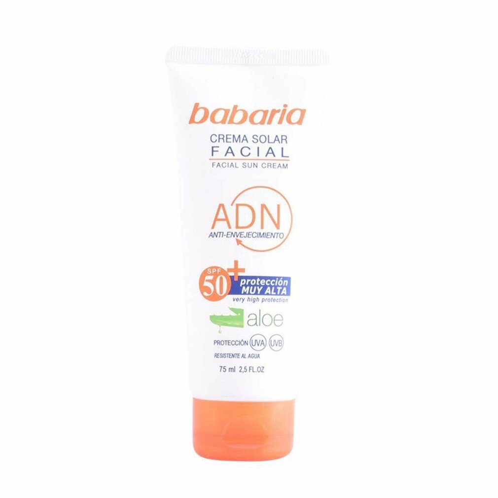 babaria Sonnenschutzcreme Babaria Facial Cream Spf50 Aloe Vera Water Resistant