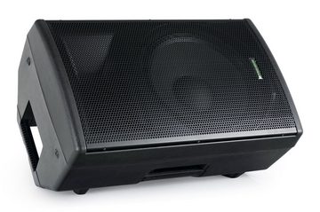 Pronomic E-212 MA - Aktive PA-Boxen Stereo Set Lautsprecher (Bluetooth, 240 W, USB/SD/MP3-Player - mit 12" Woofer inkl. Lautsprecherstative)
