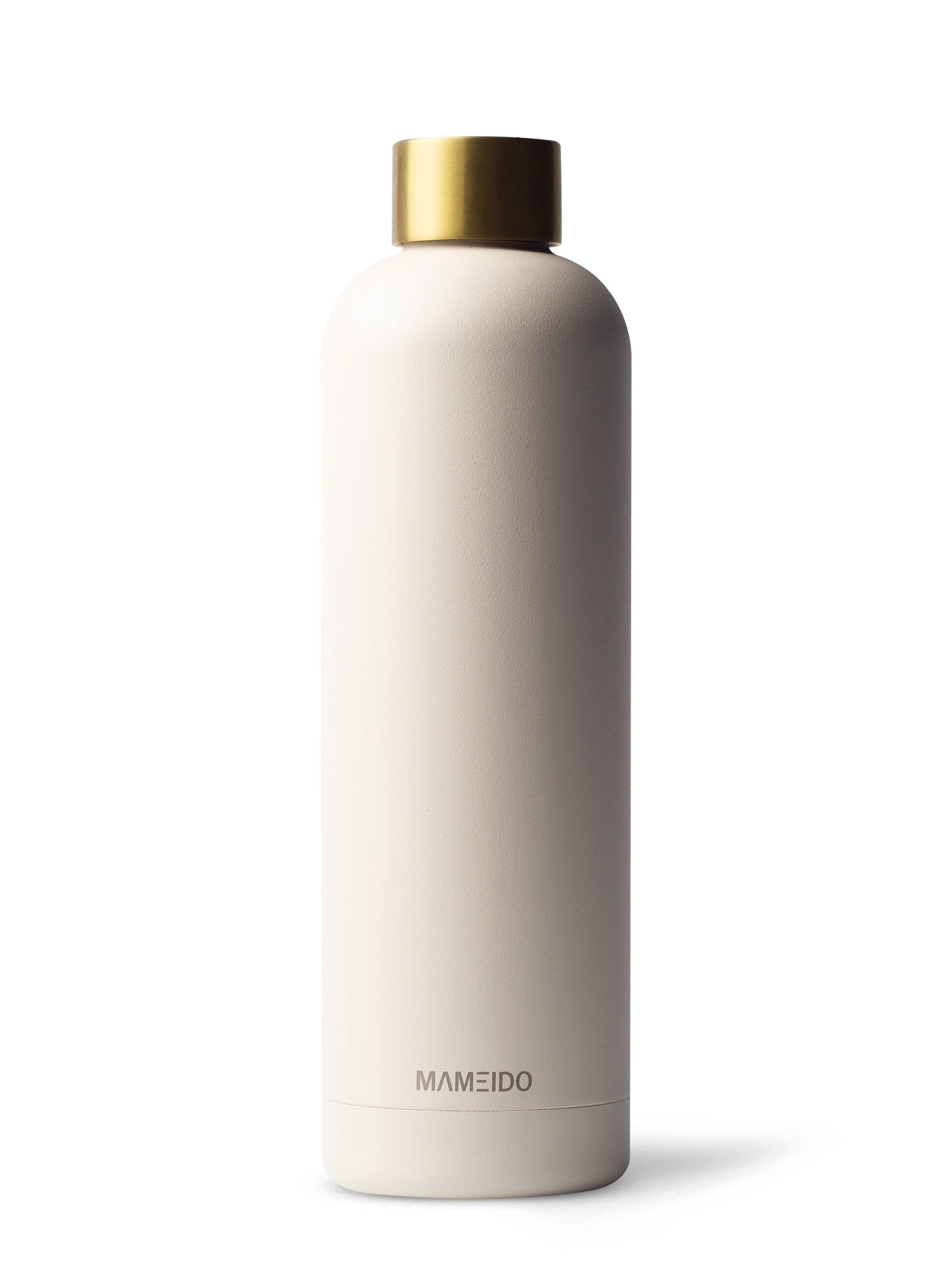 MAMEIDO Thermoflasche, auslaufsicher mit Deckel in 500 ml, 750 ml & 1000 ml