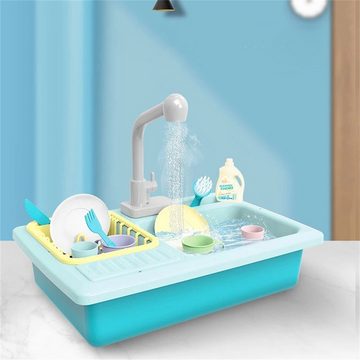 Bifurcation Sandform-Set Niedliches Spielset für die Küchenspüle mit Wasserhahn und Spülbecken, (1-tlg)