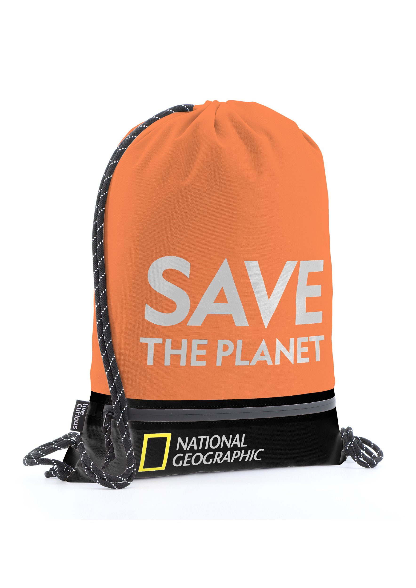 NATIONAL GEOGRAPHIC Kulturbeutel Saturn, aus recycletem Polyester