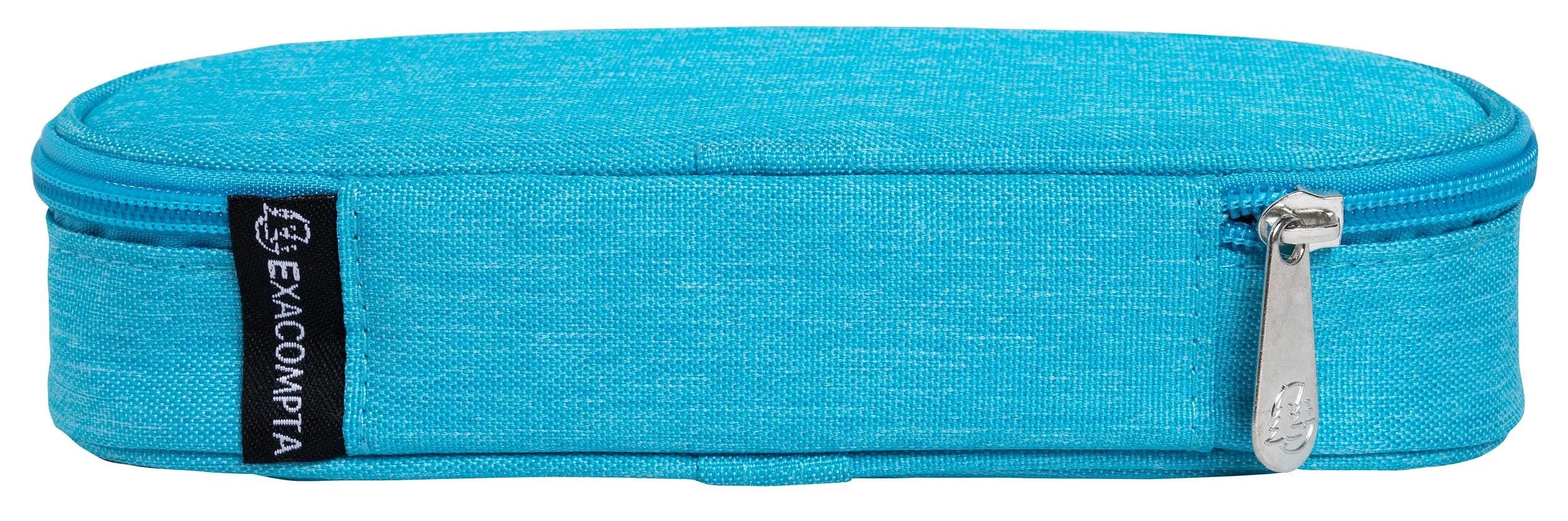 EXACOMPTA Federmäppchen 6x Stiftetui, Recycling-Polyester, 22x8x8 cm - sortiert - 52830E, Trousses