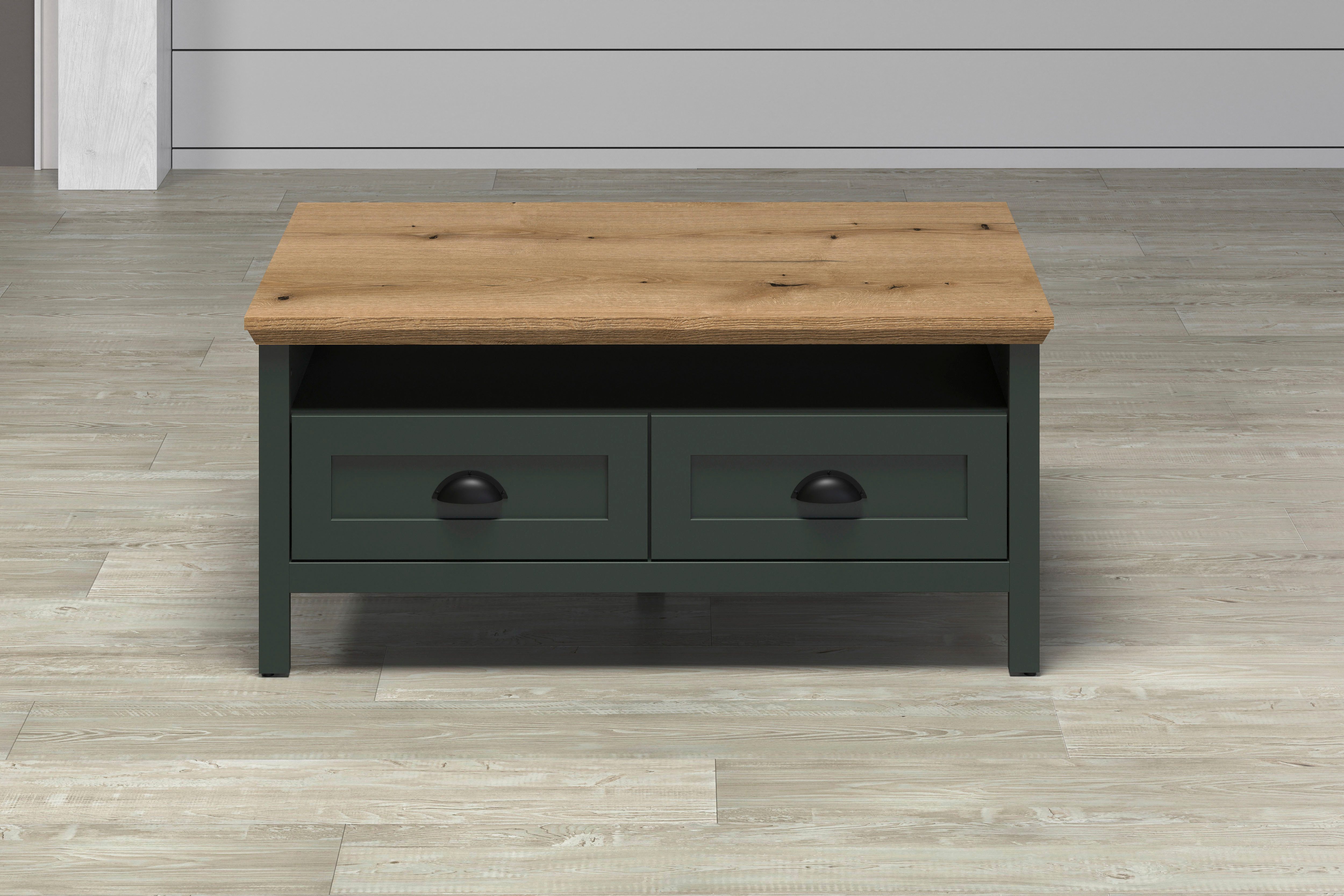Home affaire Couchtisch Vienna (1-St), Sofatisch mit 2 Schubladen und Ablagefläche - (B/T/H) 101/60/45 cm