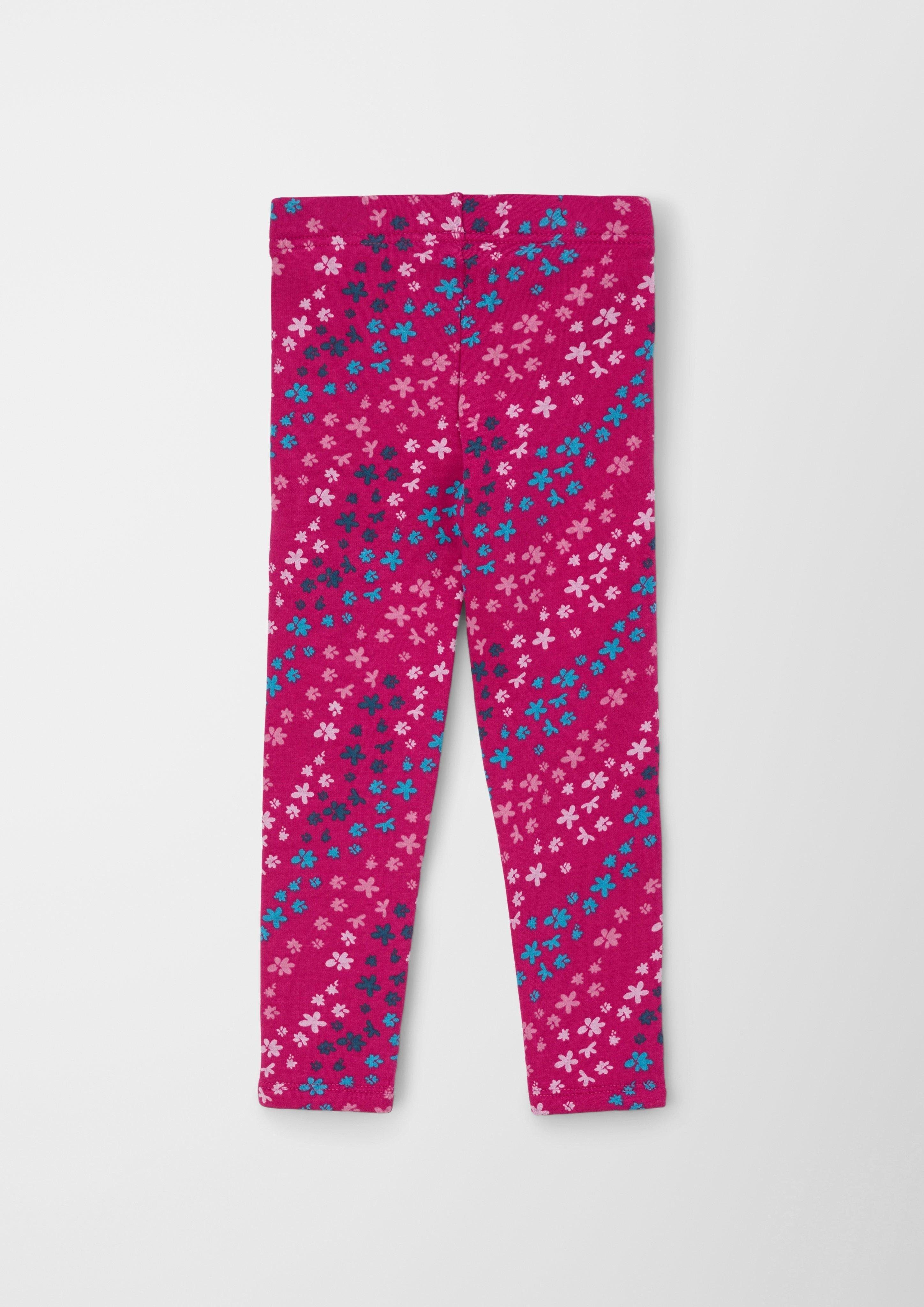 Leggings Thermofleece-Futter s.Oliver mit pink Leggings