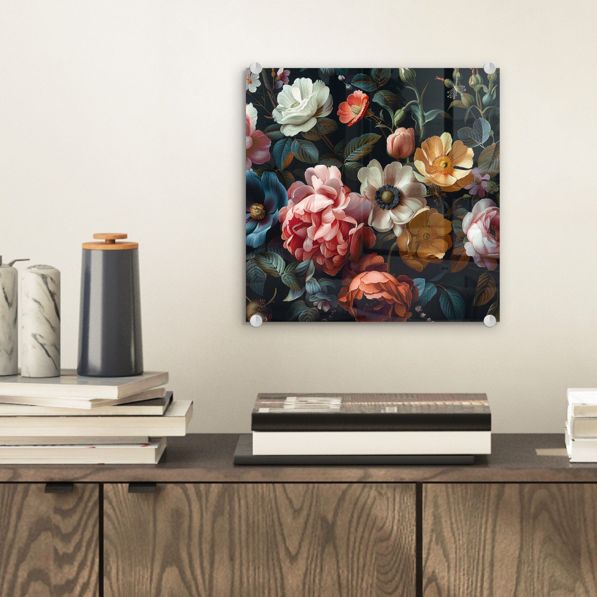 MuchoWow Acrylglasbild Vintage - Farbenfroh - günstig online kaufen