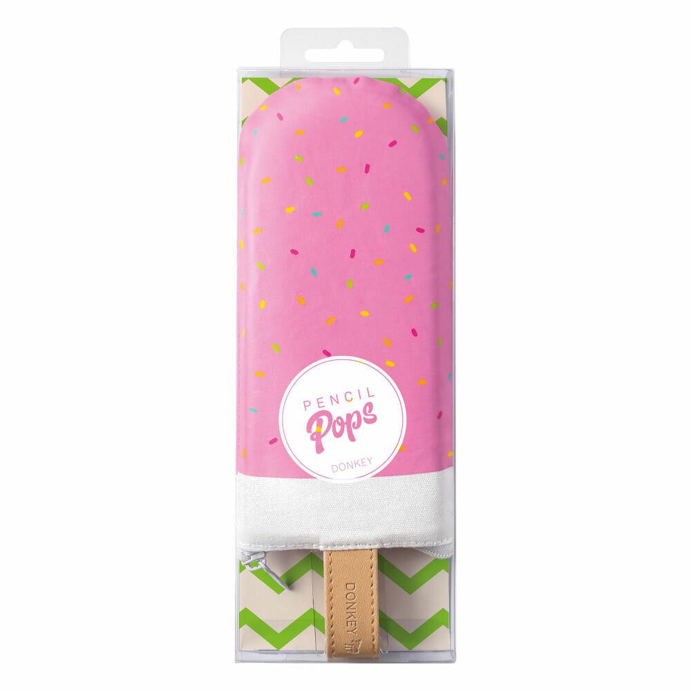 Donkey Products Federmäppchen Pencil Pops Strawberry Sprinkle