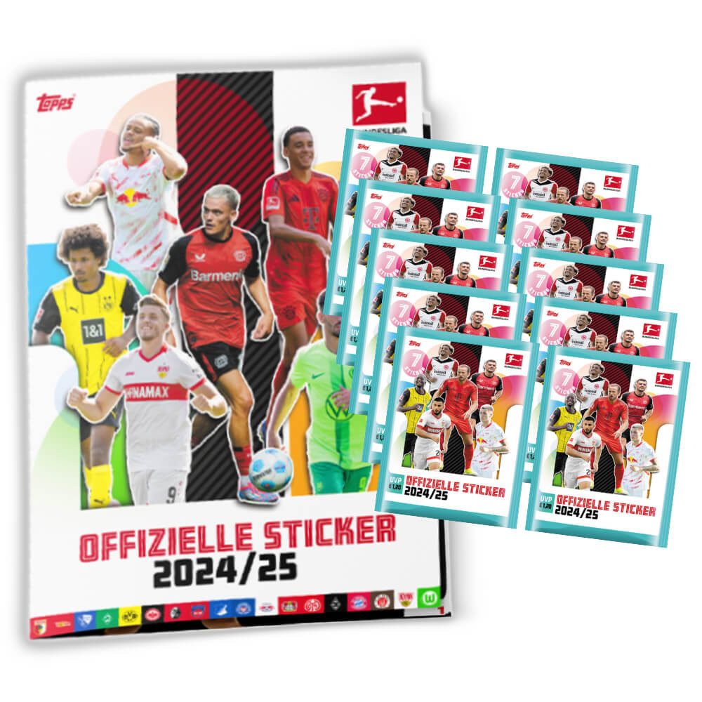 Sammelkarte Topps Bundesliga Sticker 2025 - Fußball Sammelsticker