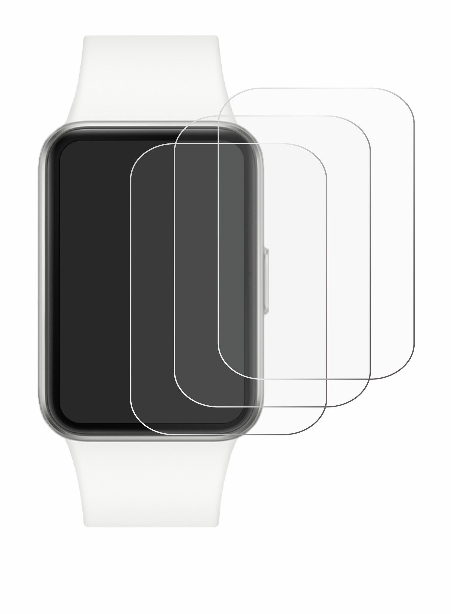 Savvies Displayschutzfolie Schutzfolie für Samsung Galaxy Fit3, 6 Stück, Displayschutz Schutz Folie Klar Transparent